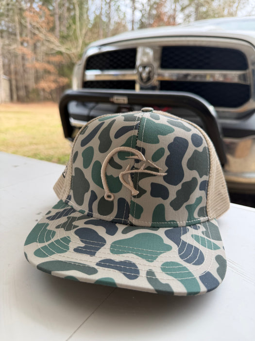 Embroidered Duck Head with Antler & Hook Hats - Multiple Styles Available!