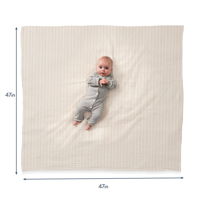 Breastfeeding Boss™: Toast Checkerboard Color.  Swaddle & Breastfeeding Cover in one.