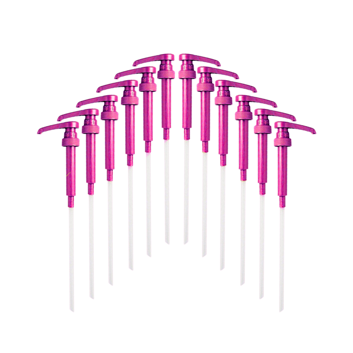 Pink Syrup Pump for 750ml Syrup Bottle