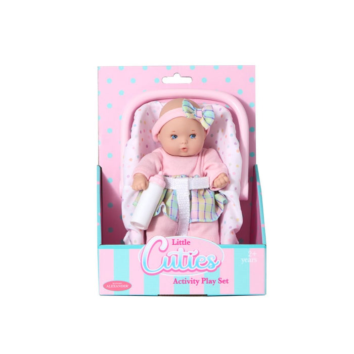 Little Cuties On the Go Playset- Includes baby doll!