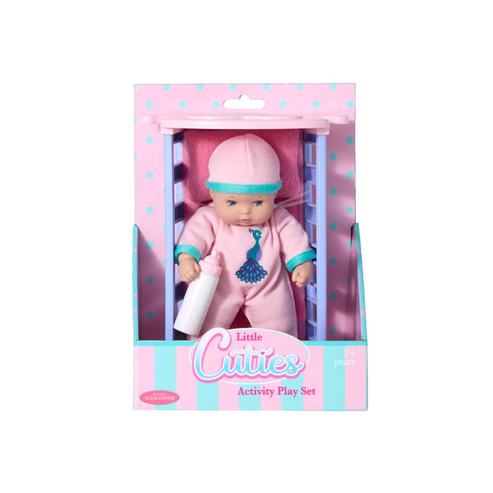 Little Cuties Nighty Night Playset- Includes baby doll!