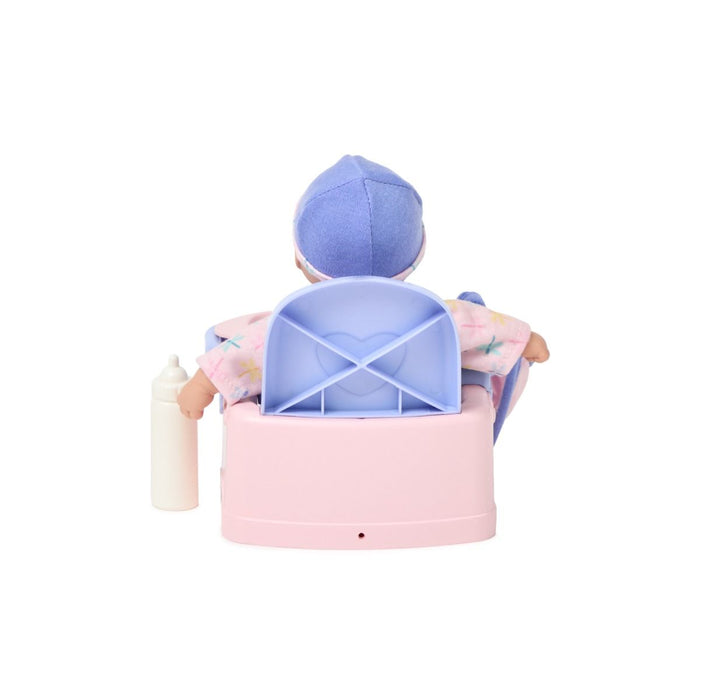 Little Cuties 8-inch Feeding Playset- Includes baby doll!