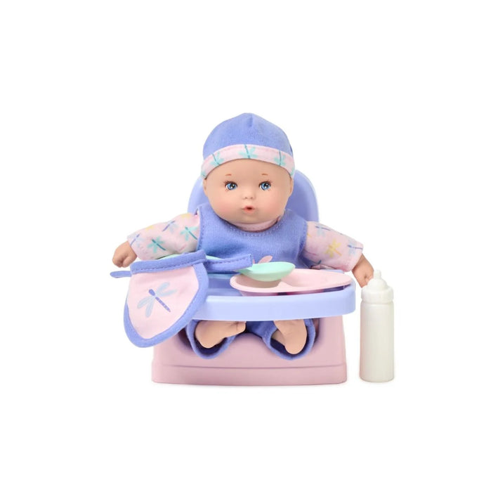 Little Cuties 8-inch Feeding Playset- Includes baby doll!