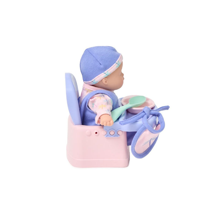 Little Cuties 8-inch Feeding Playset- Includes baby doll!