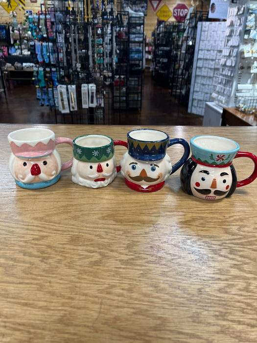 Ceramic Nutcracker Mugs- Available in 4 Styles!
