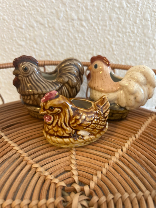 Vintage Chicken Planter/ Toothpick Holder- Available in 3 Styles!