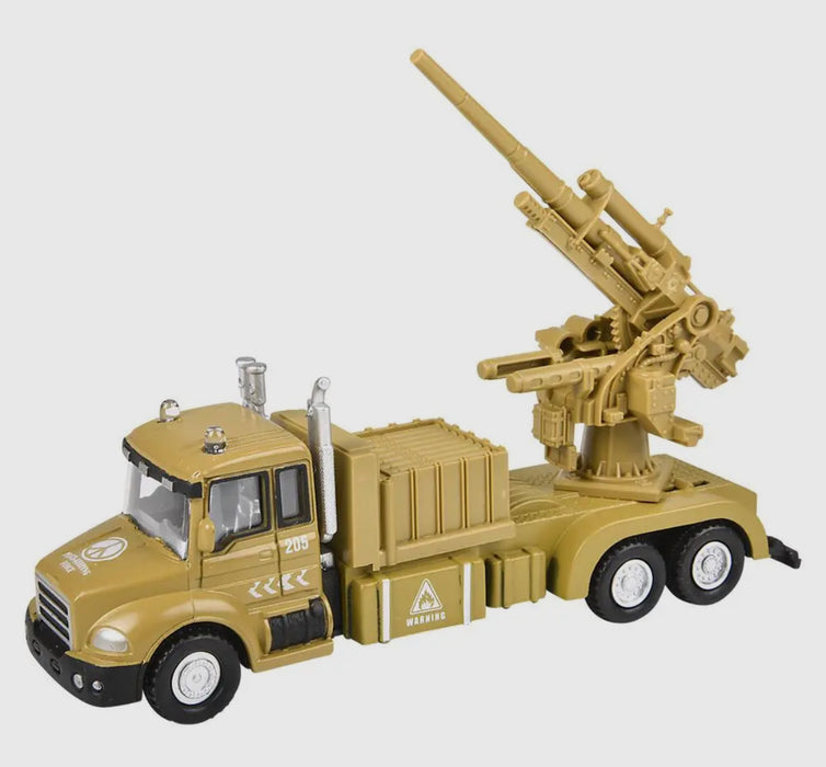 Die Cast Pull Back Military Vehicles.  6"