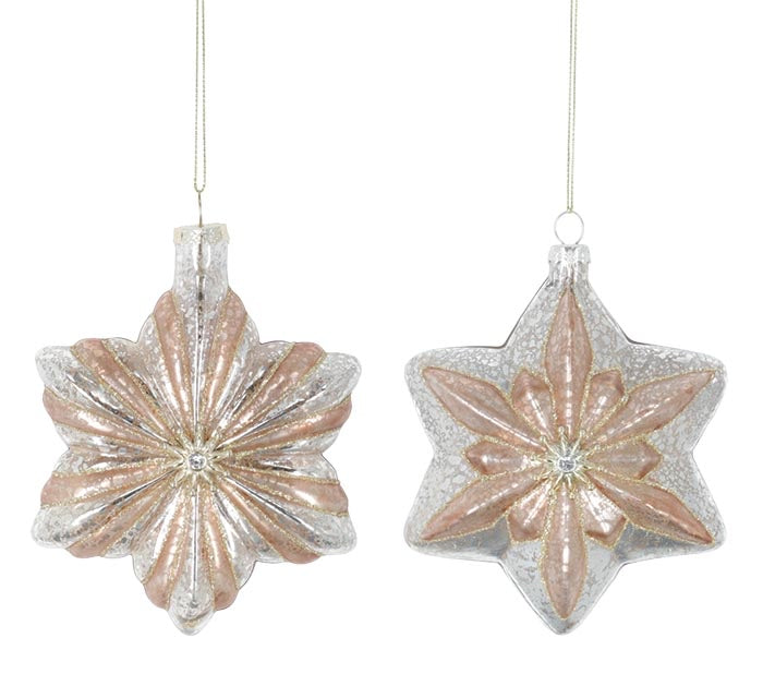 Gold Snowflake Ornament - 2 Styles!