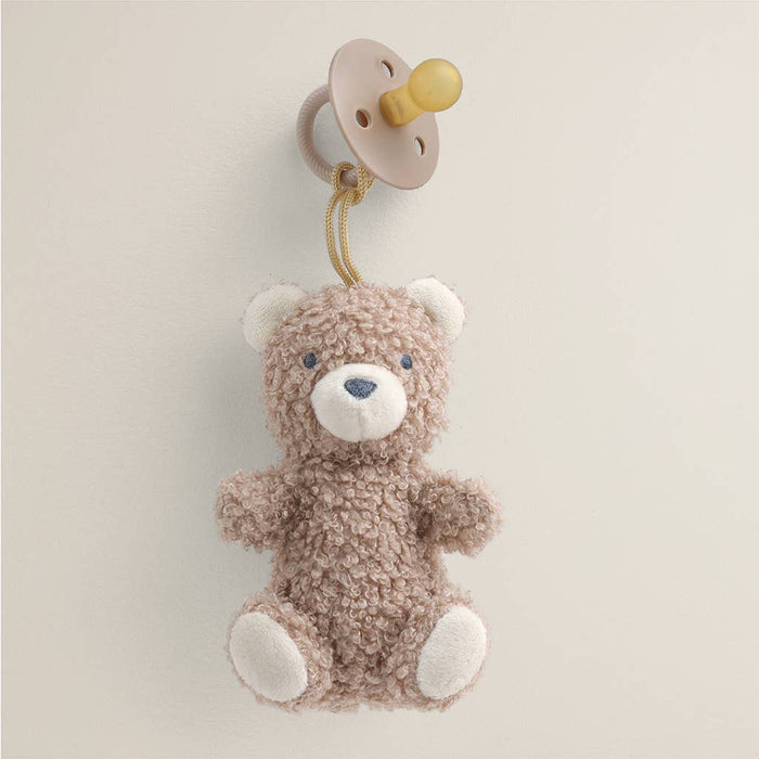 Bear: Bitzy Pal Natural Rubber Pacifier & Plush
