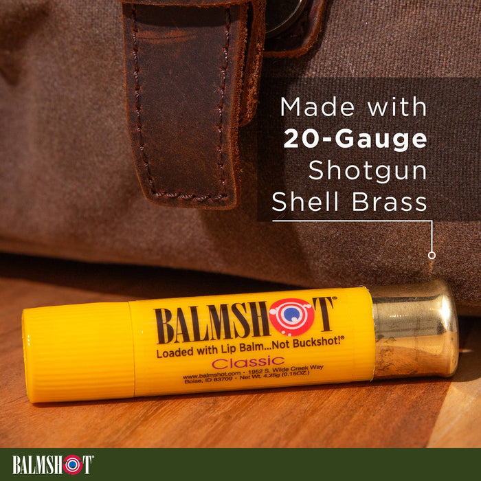 Classic Beeswax Lip Balm in a Bullet