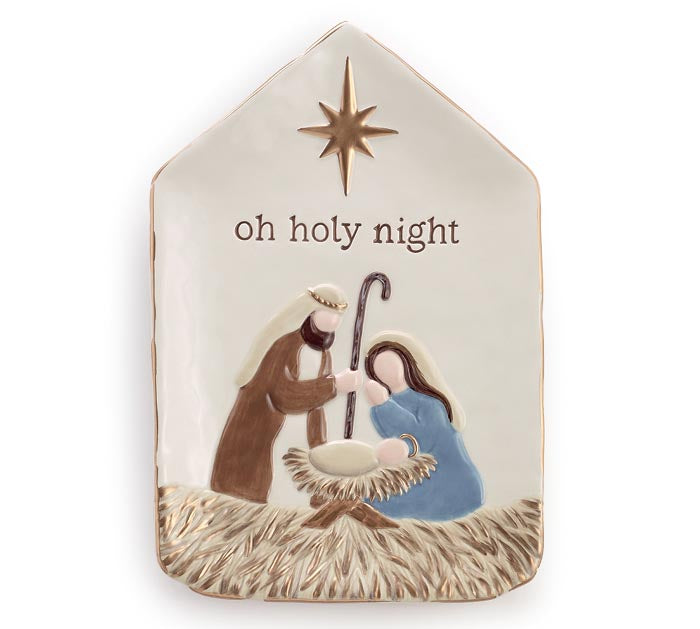 Divine Night Holy Family Tray