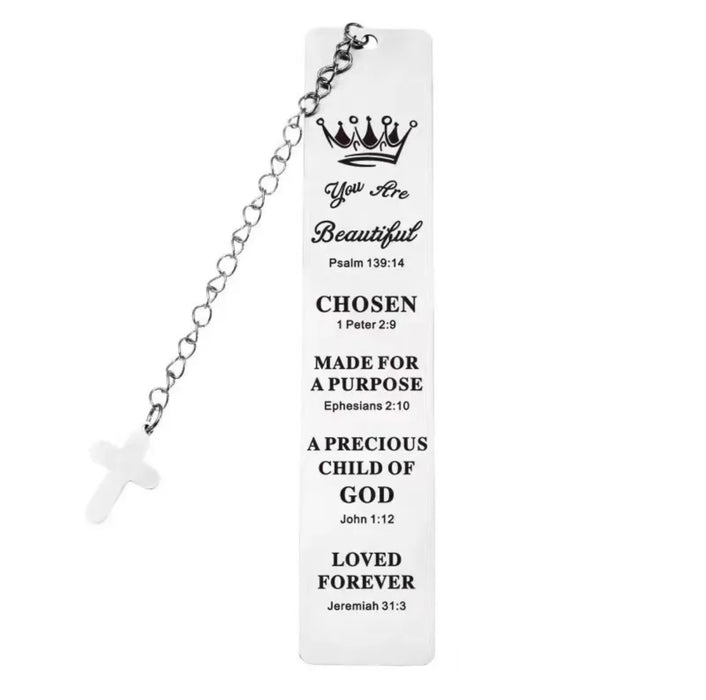 Stainless Steel Bookmarks – Inspirational & Faith-Based Designs