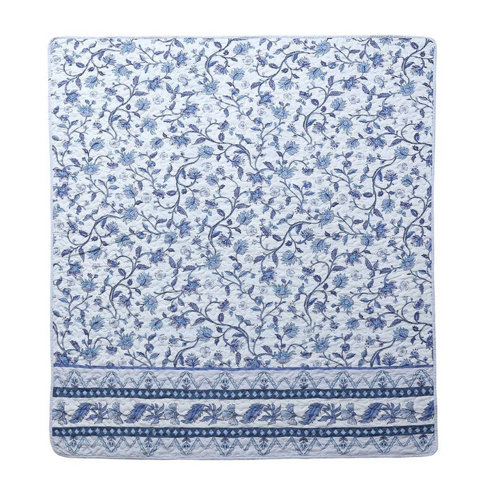 Jacobean Floral Microfiber Throw Blanket - 50" x 60"