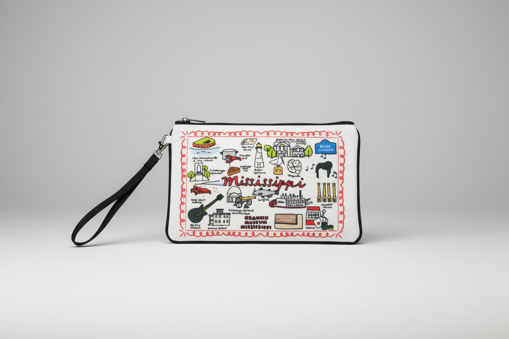 Mississippi Wristlet Bag