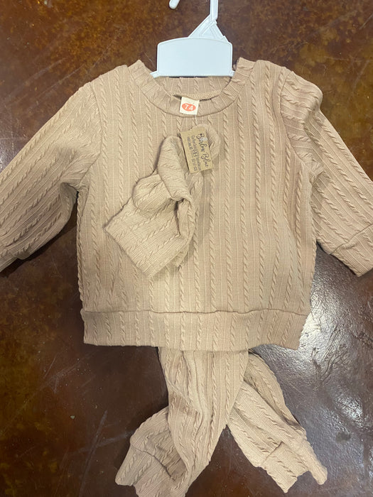 Graham Cable Knit 2 Piece Outfits for Boys.  6-9 Months through 4-5 Years.