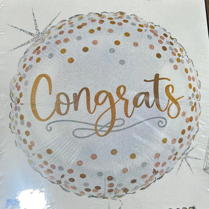 Congratulations Balloons.  Price Includes Helium