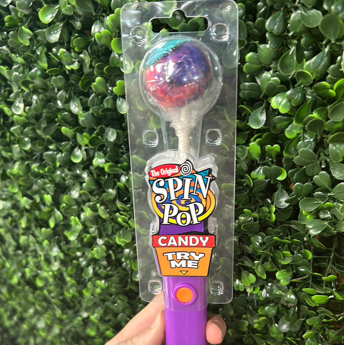 Spin Pop Motorized Lollipop Spinner with Gourmet Lollipops