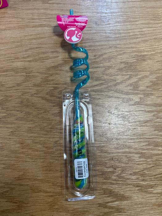 Barbie Crazy Pop Straw Suckers with Barbie Charm