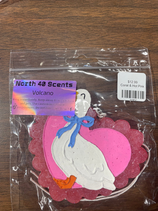 Goose with a Heart Freshie: Volcano