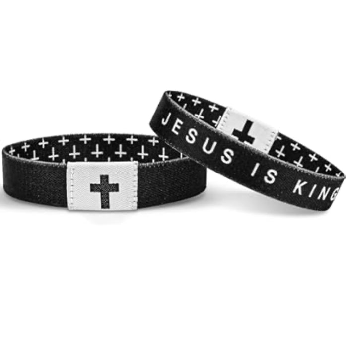 Reversible Daily Bible Verse Bracelets.  Scan with your smartphone for a new verse each time!  Teen / Adult Sizes.