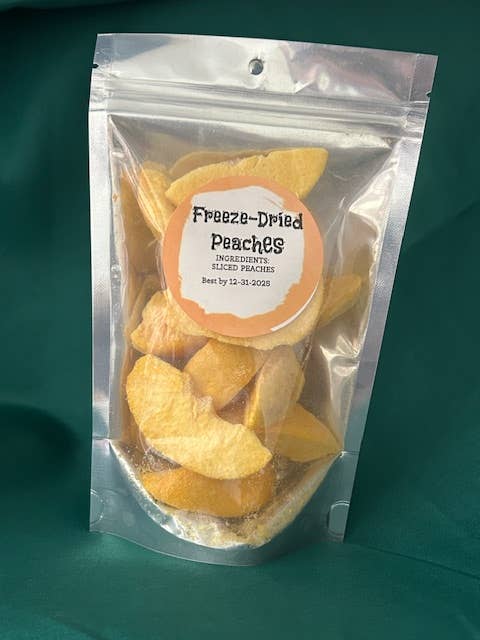 Freeze Dried Peach Slices — Barlow Blue