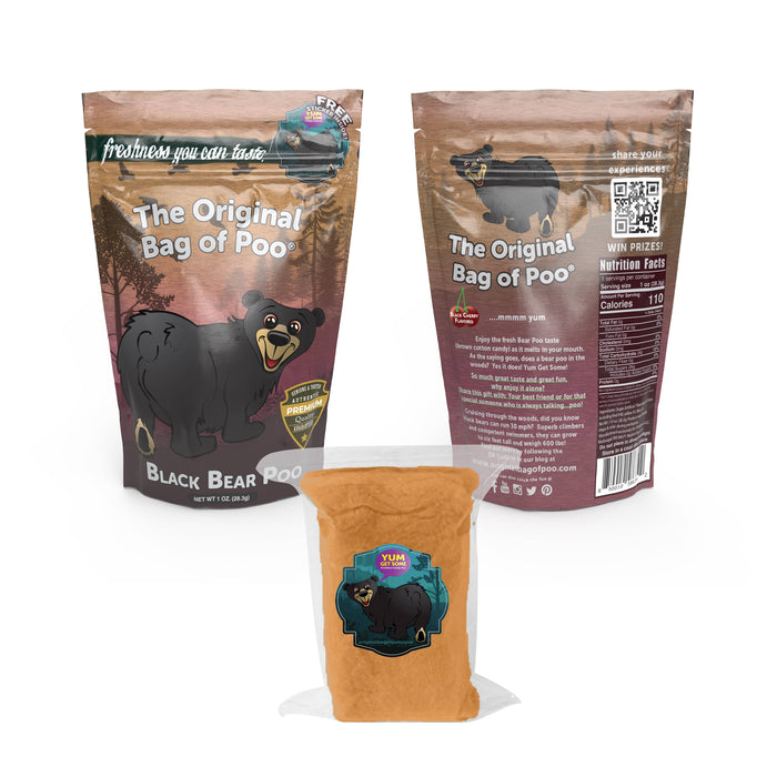 Black Bear Cotton Candy "Poo"