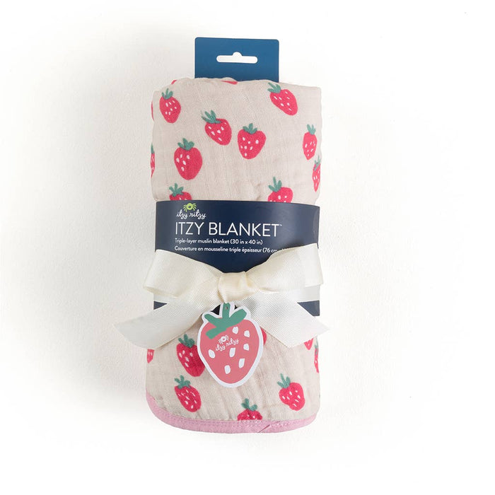 Itzy Blanket™: Strawberries + Cream
