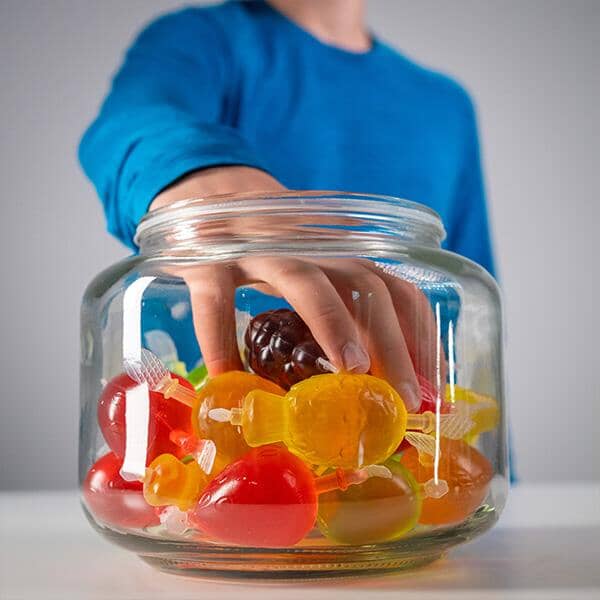 Fruity's JU-C Jelly Bites Bite-Size Fruit Juice Candies | As Seen Viral On Social Media!