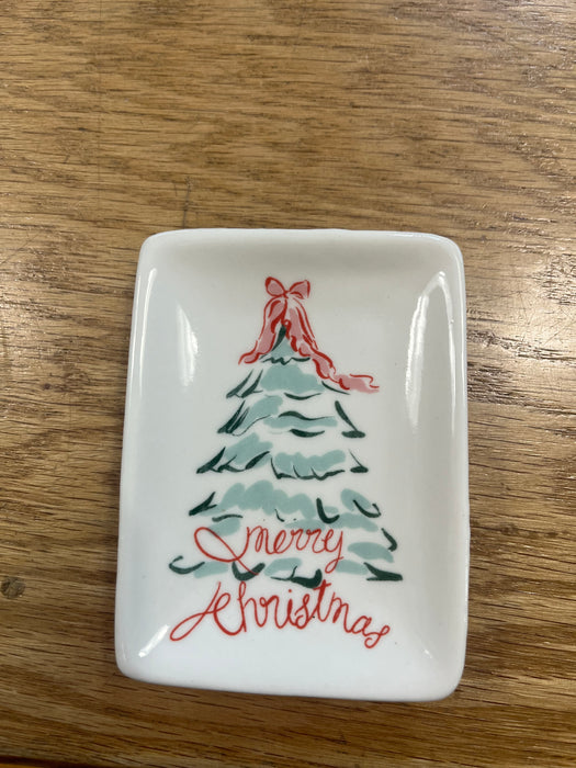 4" Christmas Themed Trinket Dish- Available in 4 Styles!