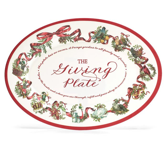 12 Days of Christmas Melamine Platter