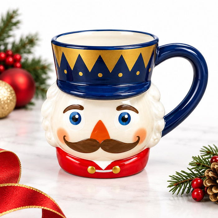 Ceramic Nutcracker Mugs- Available in 4 Styles!