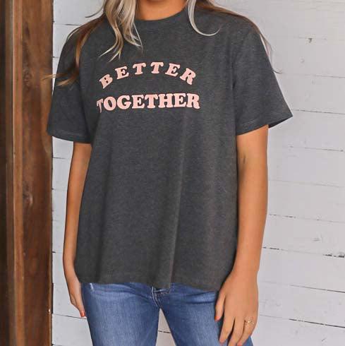Better Together Round Neck T-shirt by Mary Square
