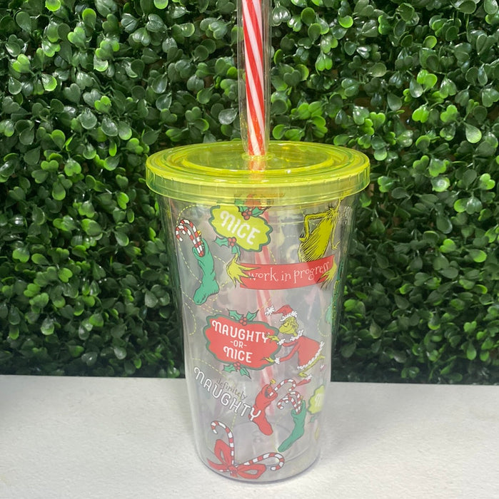 Acrylic Grinch Tumblers