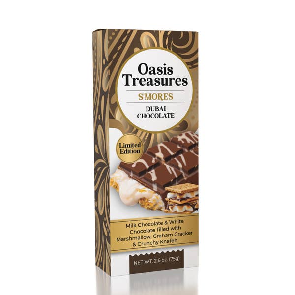 Dubai Chocolate Bar: S'mores by Oasis Treasures