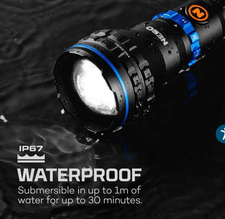 Nebo Luxtreme MZ60 Blueline.  Also serves as power bank!