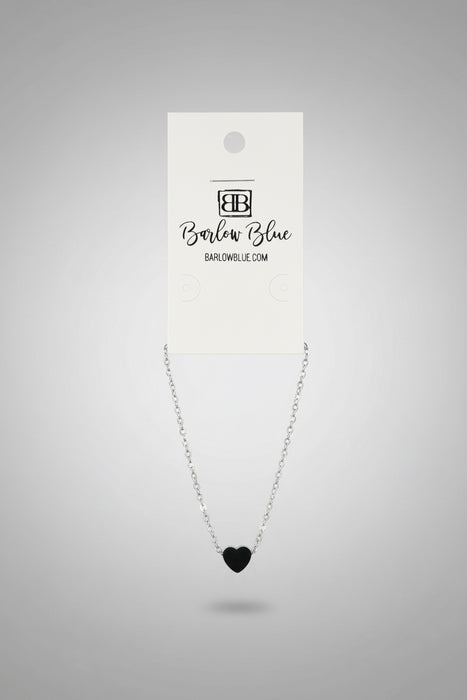 Simple Heart Bracelet on Link Chain- Available in Silver & Gold