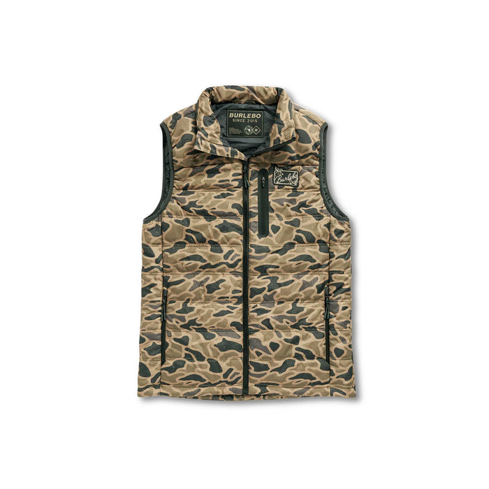 Gauge Camo Puffer Vest by Burlebo