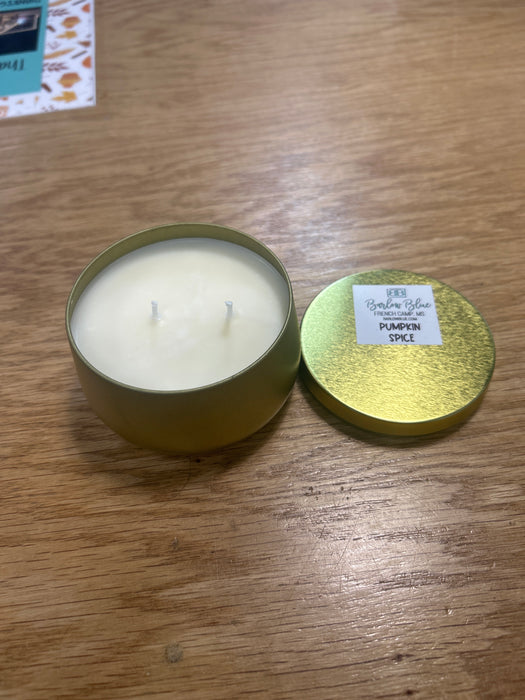 Pumpkin Spice Tin Candles (4.5oz)