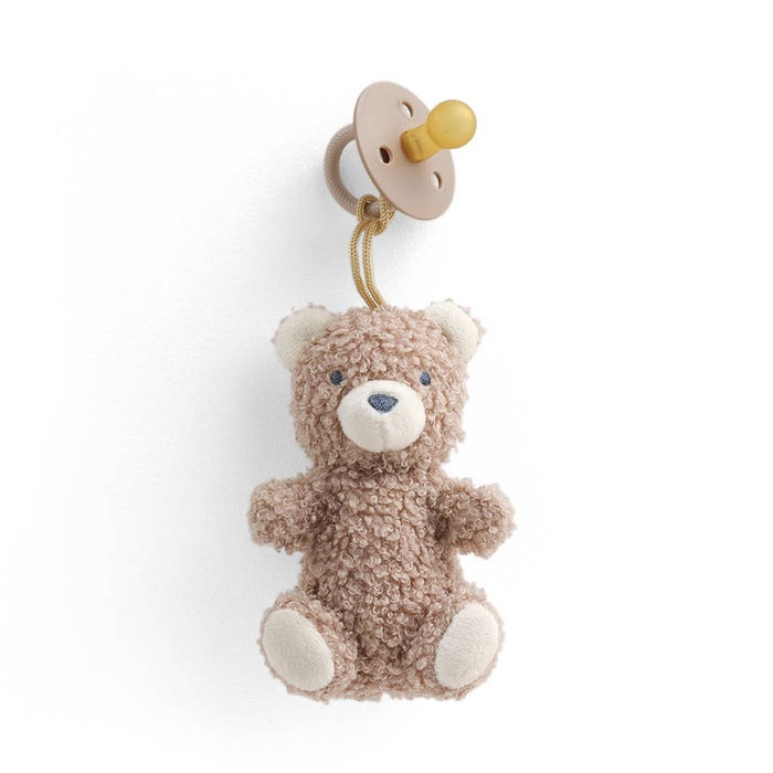 Bear: Bitzy Pal Natural Rubber Pacifier & Plush