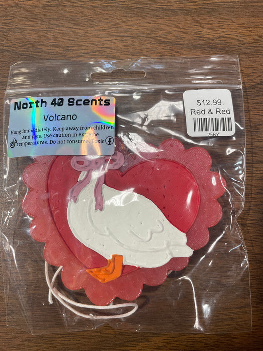 Goose with a Heart Freshie: Volcano