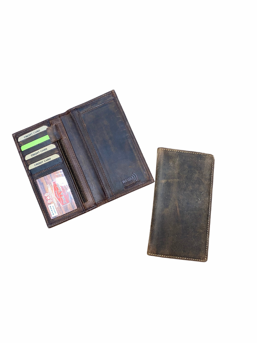 Cole Bifold Leather Wallet with Zipper Pouch - Includes Personalization!