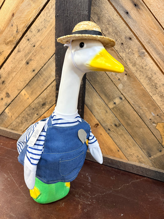 Porch Goose Clothes.  These will fit most standard size porch geese.  Pictured on a 23” Goose.