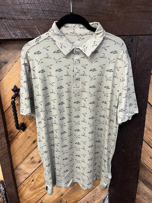 Men's Performance Polo by Burlebo -10 Prints!