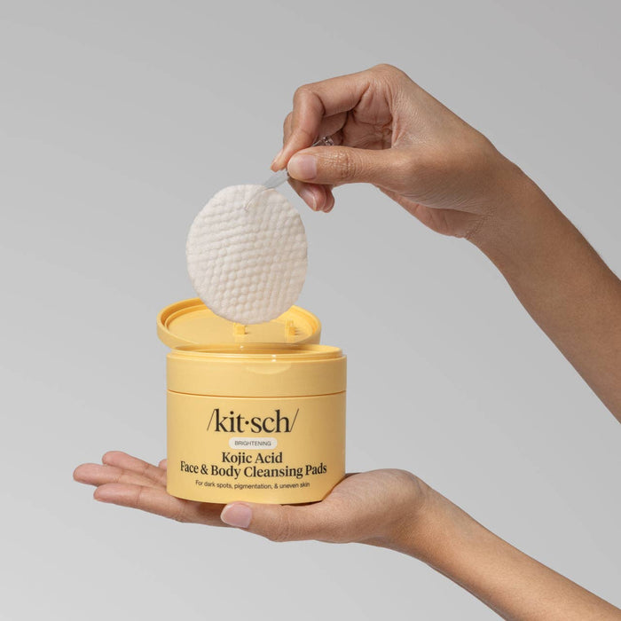 Kojic Acid Face & Body Cleansing Pads by Kitsch