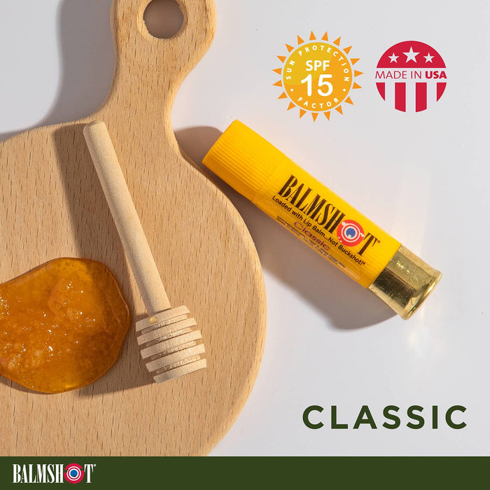 Classic Beeswax Lip Balm in a Bullet