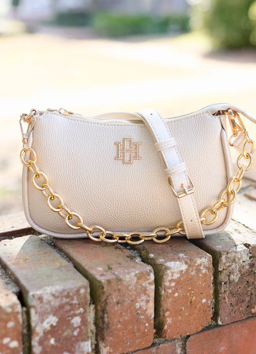 Joan Crossbody Pearl Purse by Caroline Hill