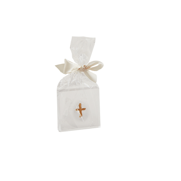 Gold Cross Mini Acrylic Sitter