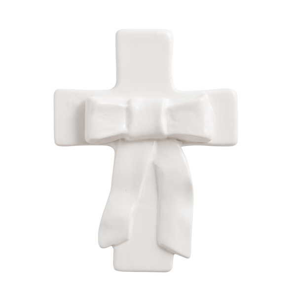 Bow Ceramic Cross' - Available in 3 Styles of Bows!