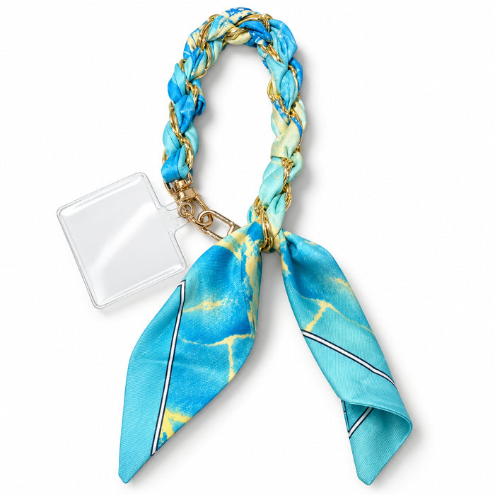 Wristlet Phone Holder, Keychain, & Bag Scarf