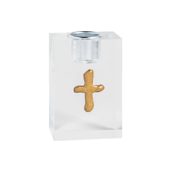 Acrylic Cross Taper Holder
